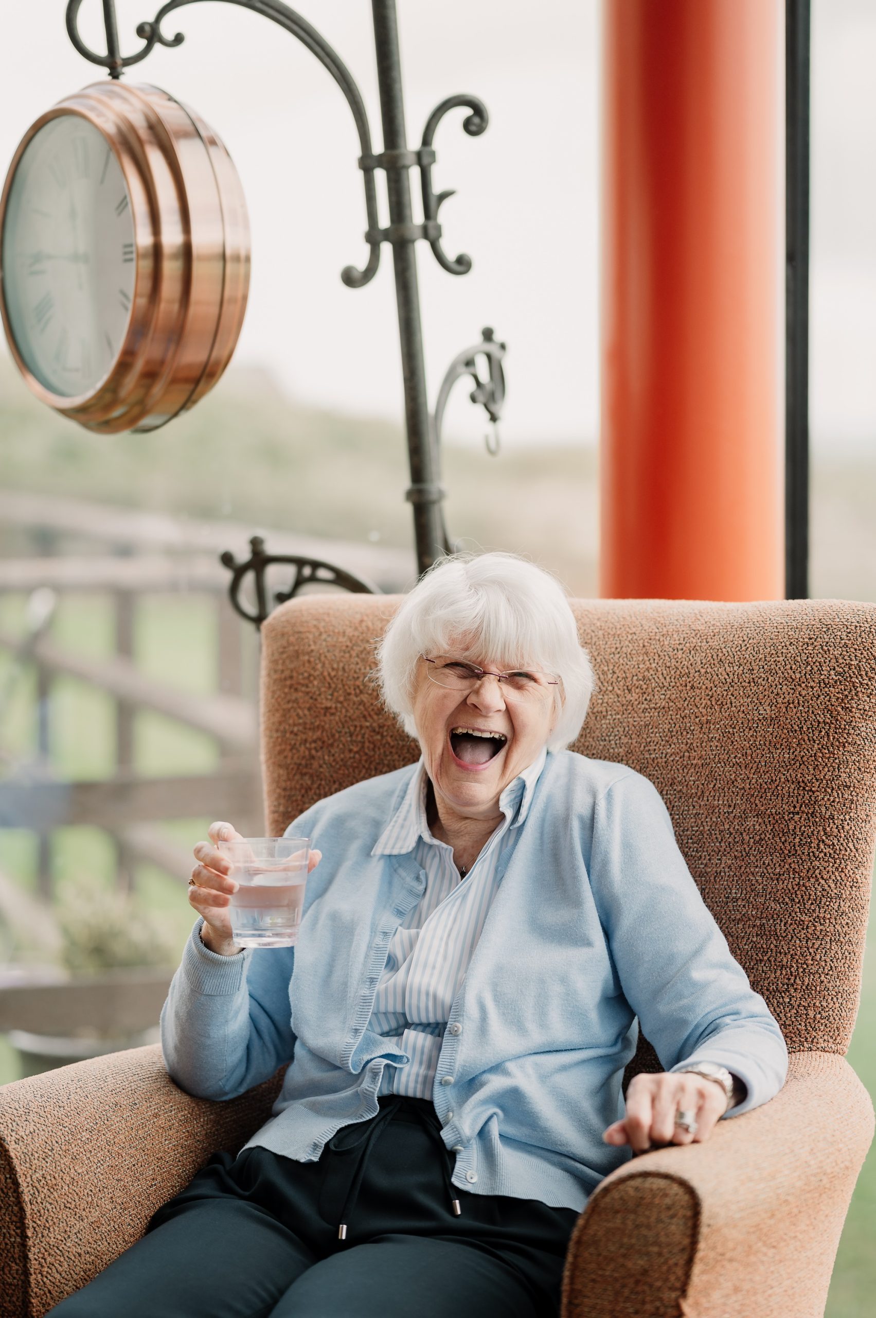 happy resident